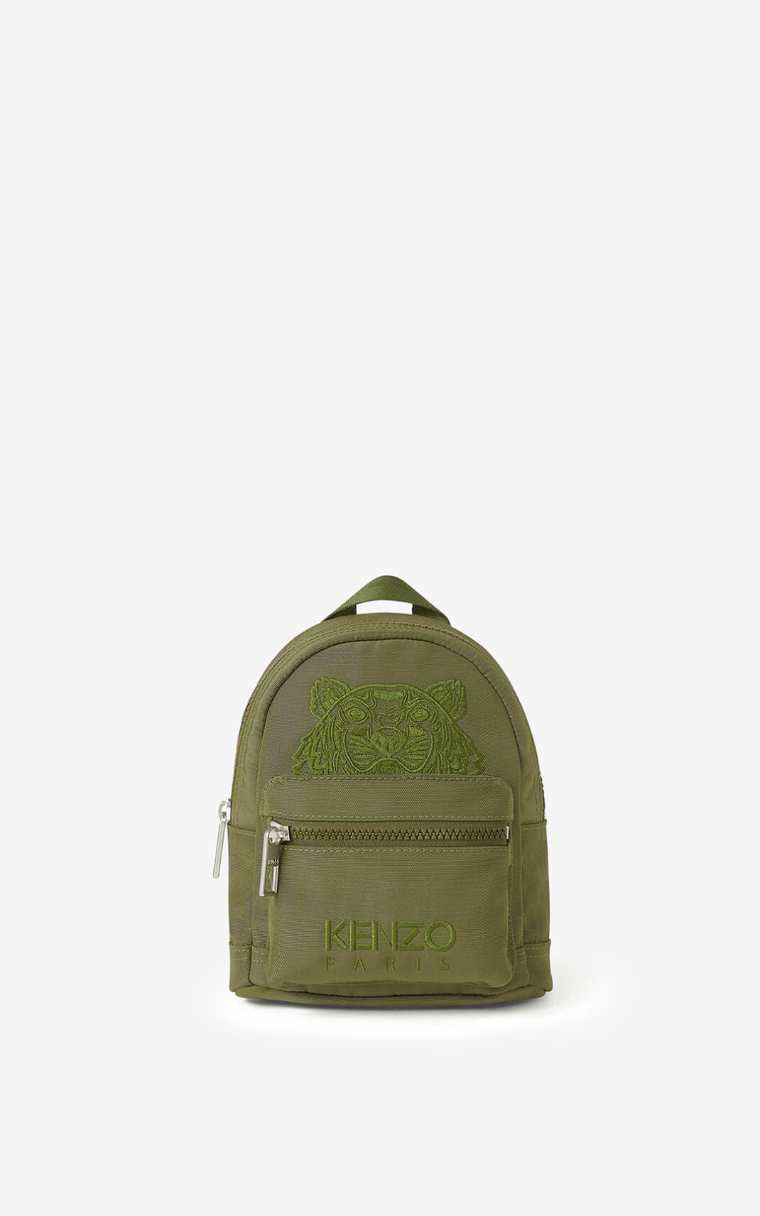 Kenzo Mini canvas Kampus Tiger Ruksak Ženske - Maslinasto Zelene - Hrvatska IZQPLN052